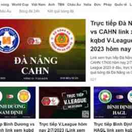 trang web xem bóng đá trực tiếp