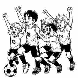 tranh tô màu cầu thủ bóng đá u23 việt nam