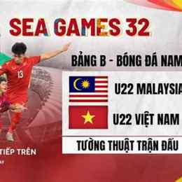tường thuật bóng đá sea games