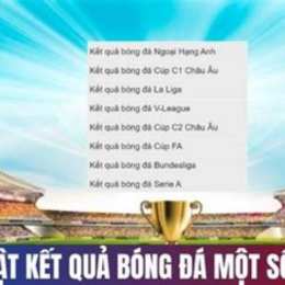 xem kết quả bóng đá số